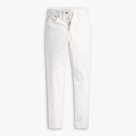 Levi’s Premium Wedgie Straight Fit White - Picture 1 of 7